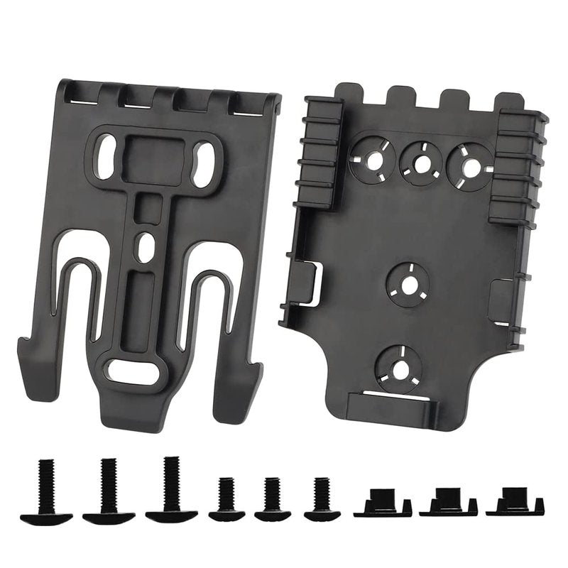 Qls Kit Quick Locking System Kit with Qls19 Locking Fork and Qls22 Receiver Plate for Quick Connect Release Work Duty Holster