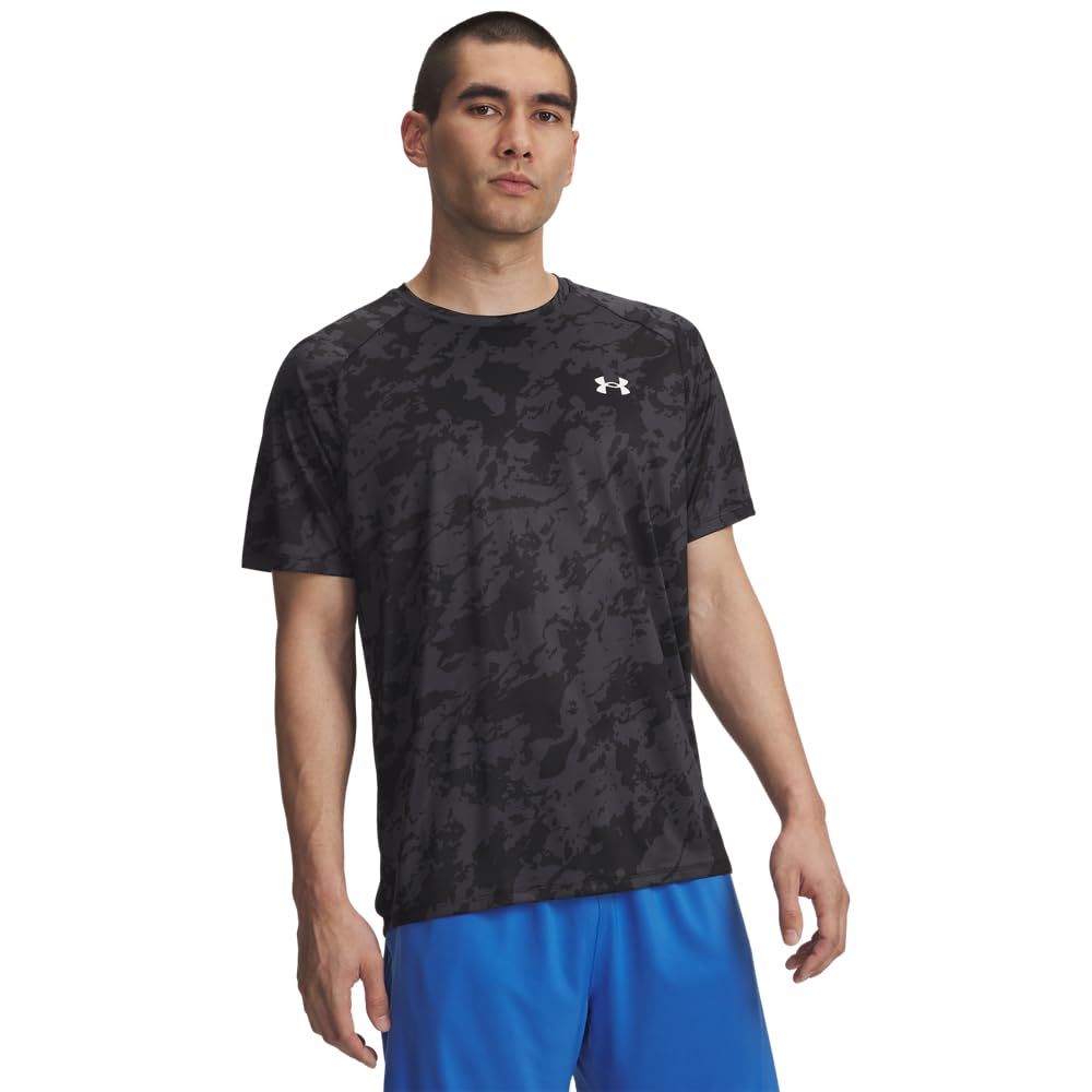 Under Armour Men's Tech 2.0 Short-Sleeve T-Shirt , Vapor Green (299)/Black, Small