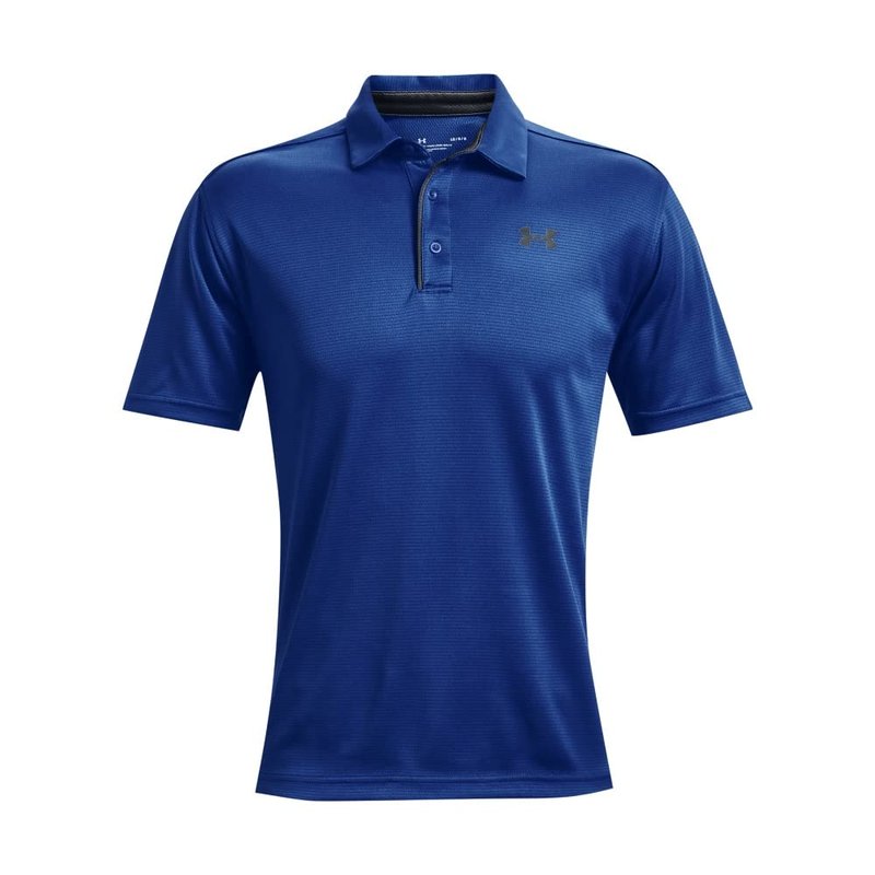 Under Armour Men's Tech Golf Polo, Tech Blue (432)/Pitch Gray, 3X-Large