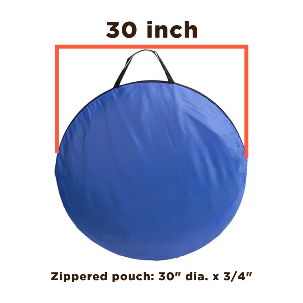 Pop-Up Beach Tent Sun Shade Portable Outdoor Family Shade Tent with Carrying Bag (Shelter Measures: 86" L x 47" W x 39" H)