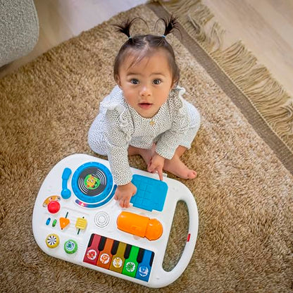 Baby Einstein, Musical Mix ‘N Roll 4-in-1 Activity Walker and Table, Educational Push Along Toy, 4 Languages, 100+ Melodies and Phrases, Ages 6 Months +