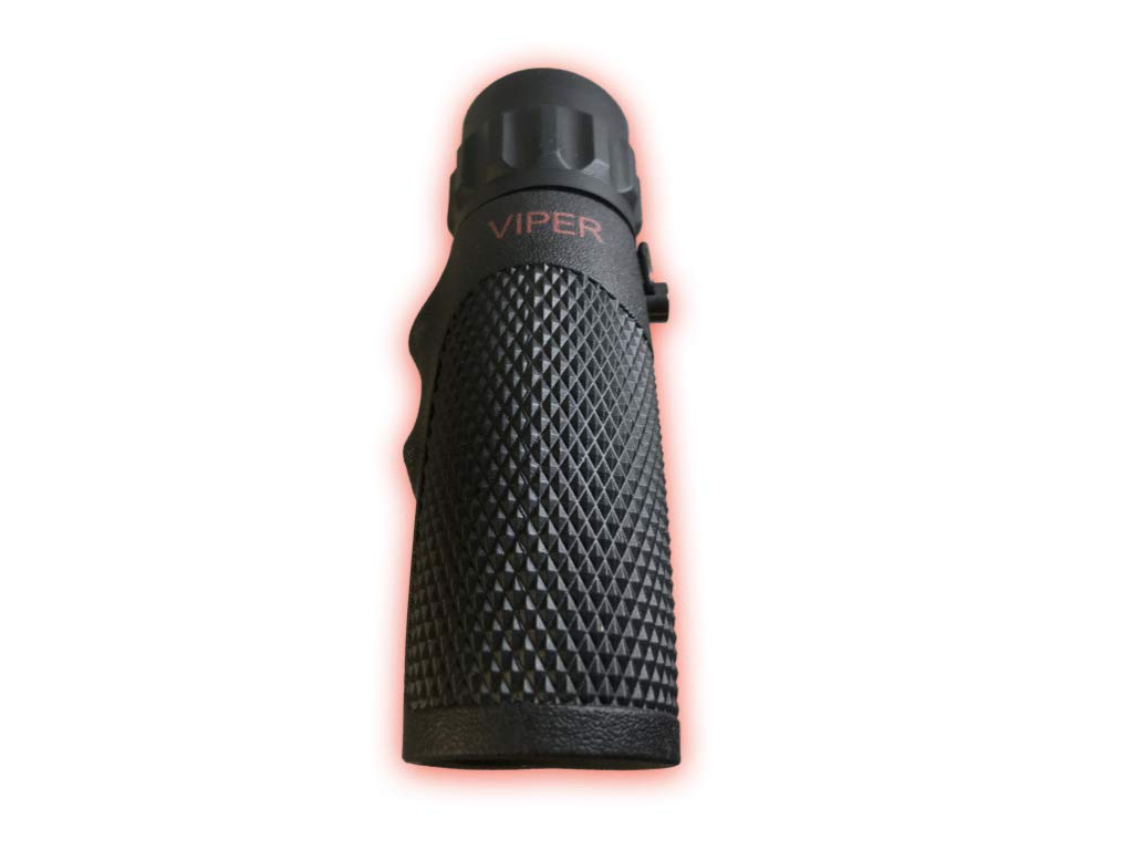 Roxant Viper Monocular Telescope – 10x25 Monoculars for Adults High Powered | Military Grade BAK4 Prism Pocket Scope | Weatherproof with Case, Wrist Strap & Smartphone Adapter