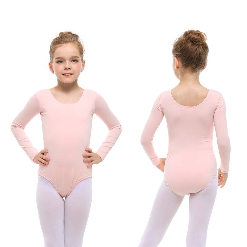 Stelle Long Sleeve Ballet Leotards for Girls Dance Leotard Gymnastics Ballet Outfits (Toddler/Little Kid/Big Kid)