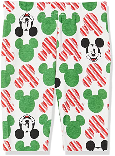 Amazon Essentials Disney | Marvel | Star Wars Unisex Babies' Snug-Fit Cotton Pajama Sleepwear Sets, Mickey Holiday - Baby and Kids, 18 Months