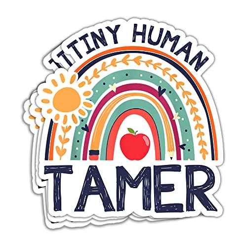 MAIANEY Tiny Human Tamer Sticker - Cute Childcare & Daycare Provider - 3"x4"