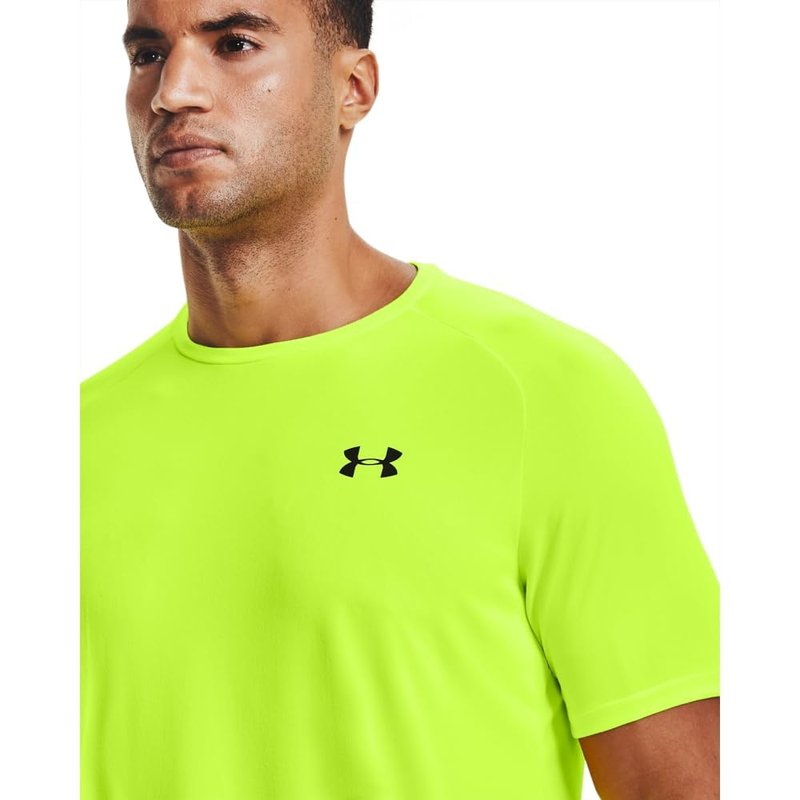Under Armour Men's Tech 2.0 Short-Sleeve T-Shirt , High-Vis Yellow (731)/Black, Large