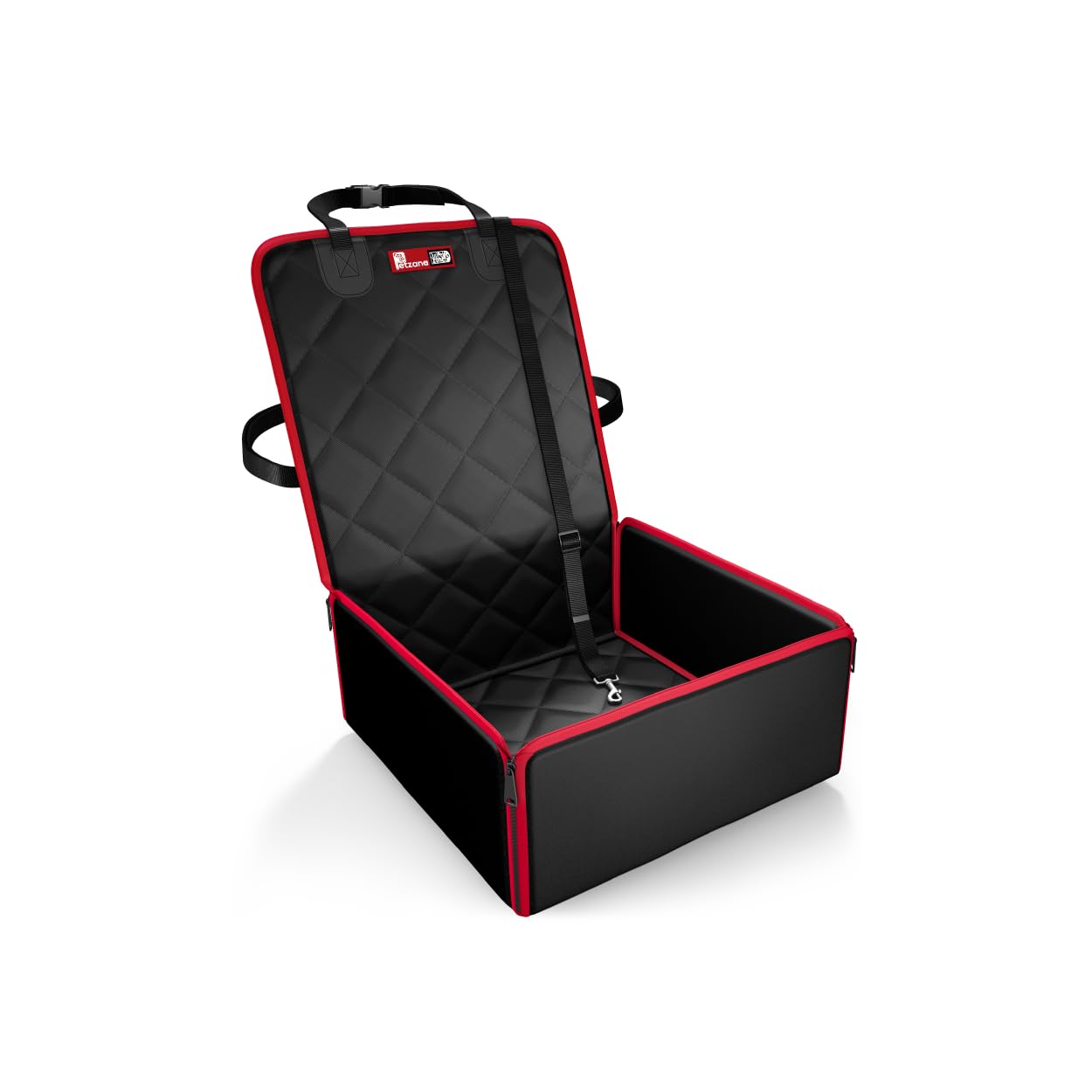 Dog Car Seats With 2-In-1 Car Dog Seat Cover - Robust Waterproof Padded Design Dog Booster Car Seat For Small Medium Sized Dogs, Dog Car Carrier With Pet Safety Belt, Nonslip Travel Puppy Car Seat Bed
