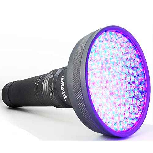 uvBeast V2 - Black Light UV Flashlight with HIGH Definition with Flood Effect 385-395nm UV Best for Commercial/Domestic Use Works Even in Ambient Light ? USA Stock ? UK Design