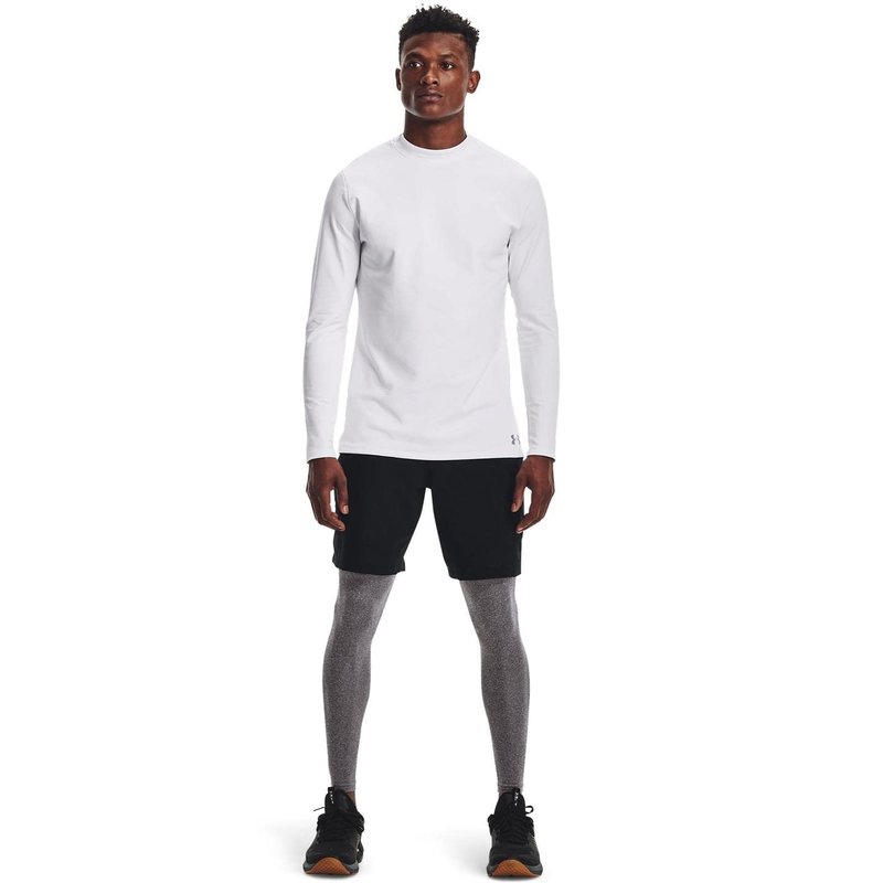 Under Armour Men's ColdGear® Armour Fitted Mock SM White