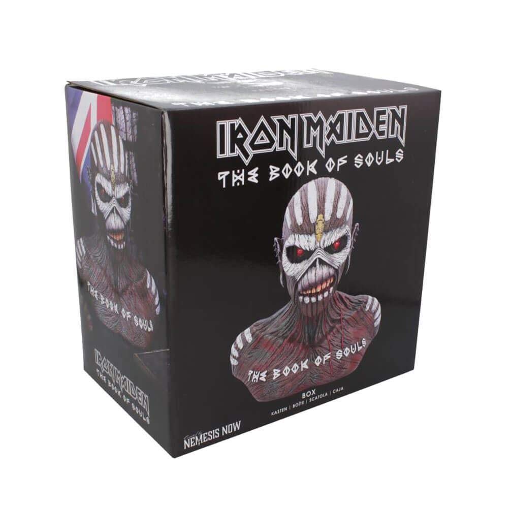 Nemesis Now Officially Licensed Iron Maiden Book of Souls Bust Box, Brown, 26cm (Large)