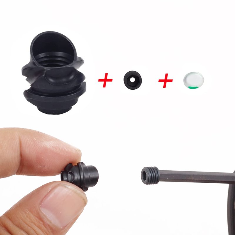 SOPOGER Archery 37/45 Hooed Degree Peep Sight Kit 6X 8X Clarifier and 5 Size Aperture Inner Core Lens Bow Hunting Accessory Peep Sight for Compound Bow with Bow Serving String (Black, 45 Degree 8X)