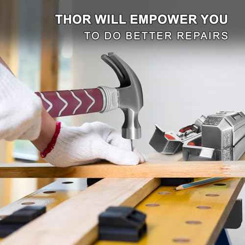 Thor Hammer Tool Set,28 Piece Daily Repair Filled Household Tool Case,Home Hand Tools,Thor Hammer Tool Box Set for DIY and Woodworking,Holiday Present