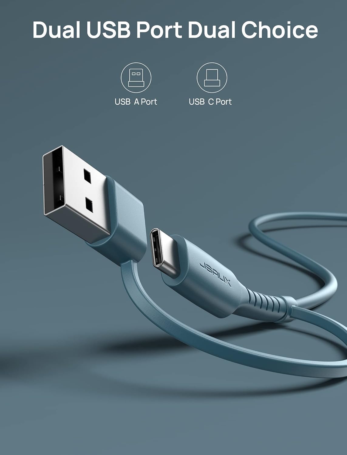 JSAUX Magnetic Wireless Charger Compatible with MagSafe Charger/iPhone 16e/16/16 Plus/16 Pro/16 Pro Max/15 14 13 12 Series, Wireless Mag Safe Charging Pad, Mag Charger (Blue)