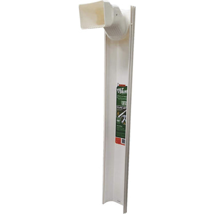 Frost King GWS3W Tilt and Drain Downspout Extender, 6 ft, White