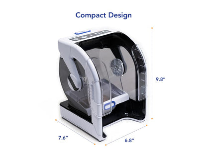 Closer Pets MiBowl Automatic Selective Microchip Smart Pet Feeder (CP500) - BPA and BHT Free Bowl with Enclosed Back for Small to Medium Cats and Small Dogs, White
