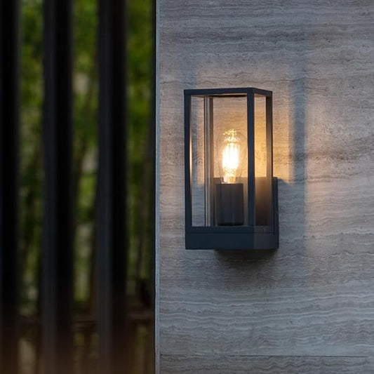 Outdoor Light Fixture Wall Sconce, Anti-Rust Porch Lights, Aluminum Exterior Lighting fixtures, Waterproof Wall Sconce Lantern Lamp,Patio, Garage, Doorway, Entryway
