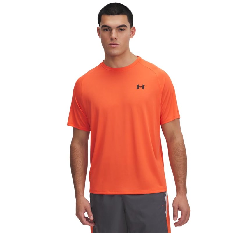 Under Armour Men's Tech 2.0 Short-Sleeve T-Shirt, (847) Fire / / Black, 3X-Large Tall