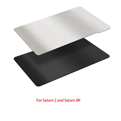 KOYOFEI Resin 3D Printer Flex Build Plate for Saturn 4, Spring Steel Flexible Plate and Magnetic Base Platform for Saturn 2 8K, Saturn 3/Ultra, Saturn 4/Ultra 224x129mm