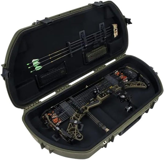 SKB Cases Mathews Iseries Shaped Bow Case - Durable Od Green Design | 43-Inch Size