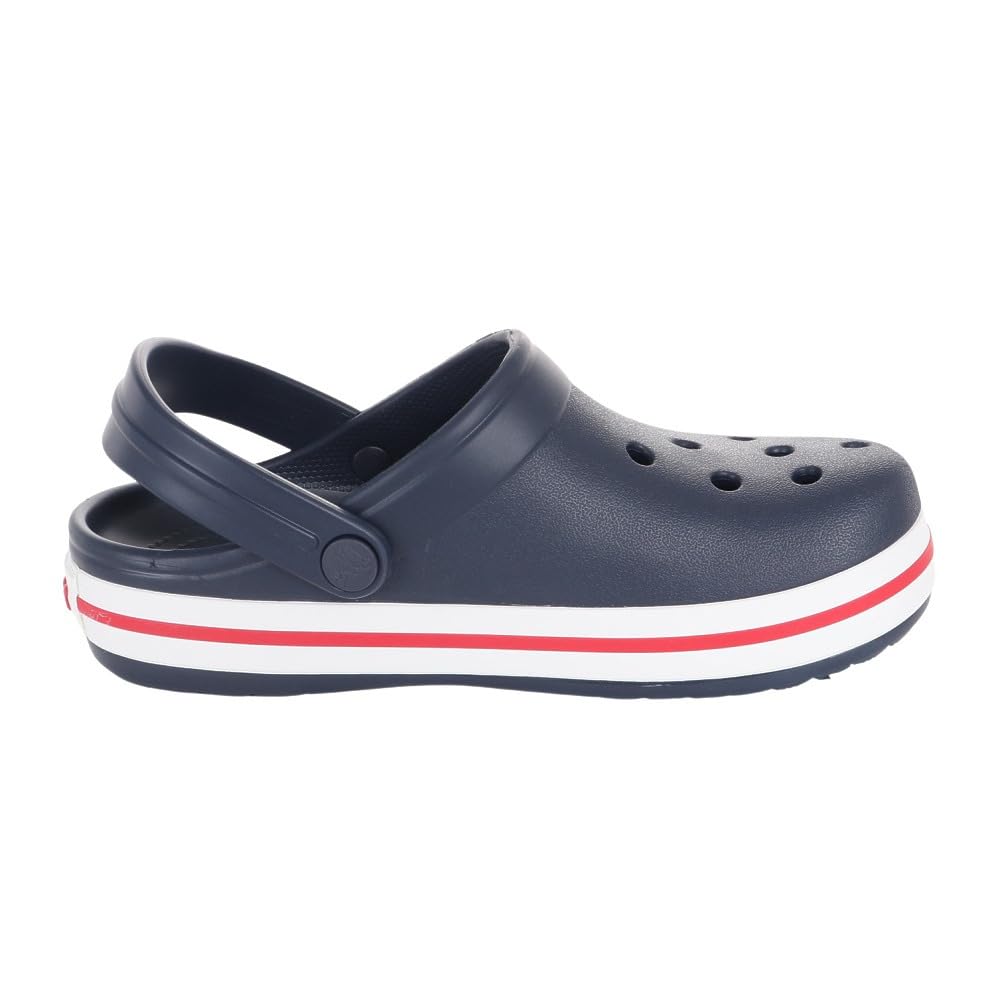 Crocs Unisex Kids Crocband K Clogs, Navy Red, 6 UK