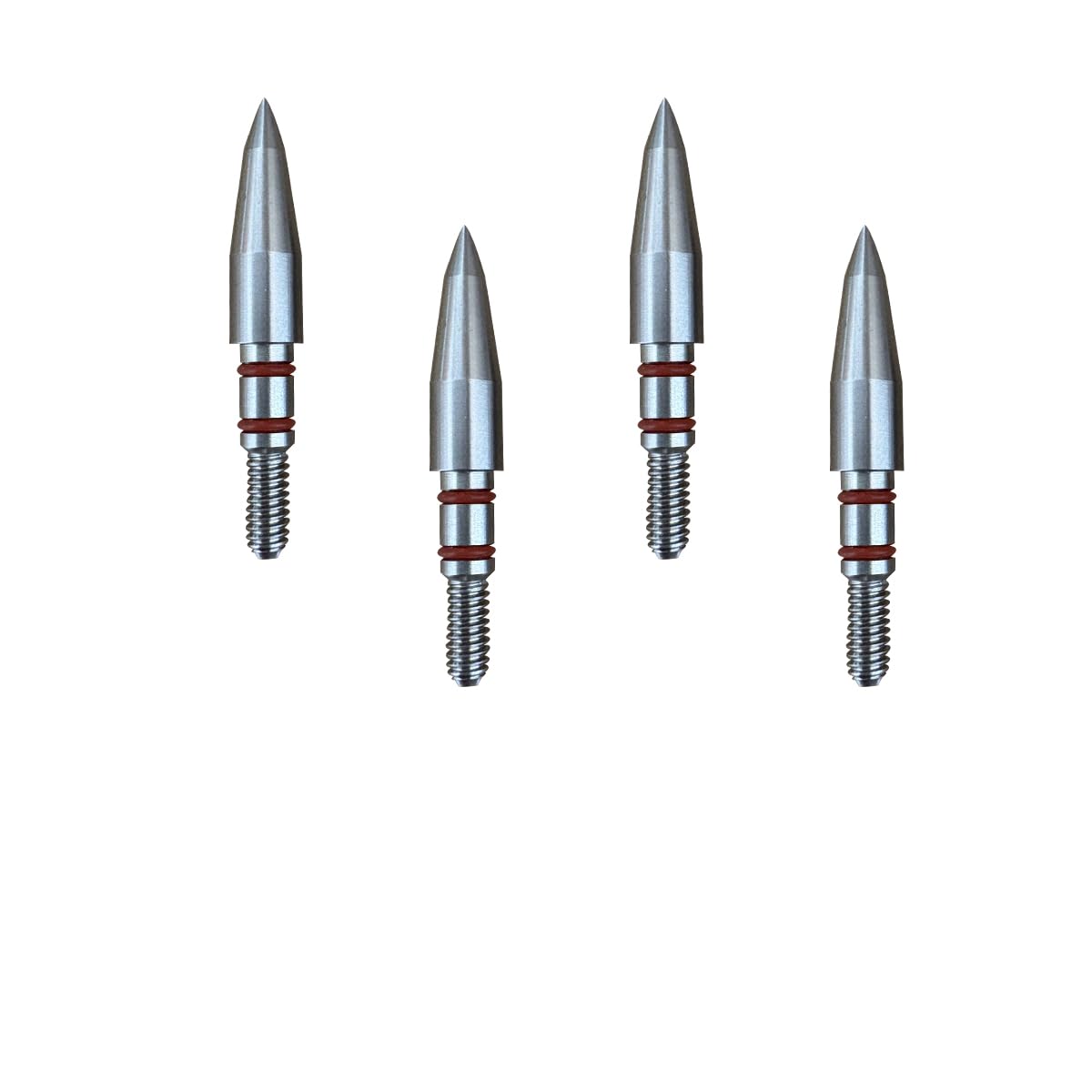 100/125/150/200 Grains Archery Field Points Practice Field Tips, Stainless Steel Archery Target Practice Hunting Arrow Tip for Recurve, Compound Bow Crossbow, Screw in Broadheads (A 17/64″-100grains)