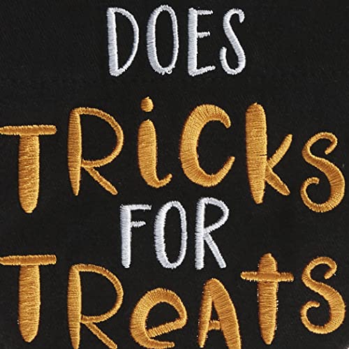 Pearhead Trick or Treat Dog Bandana, Black Halloween Pet Scarf, Slip-On Collar Accessory for Small Medium Pets, Cute Puppy Costume, Fall Seasonal Pet Apparel