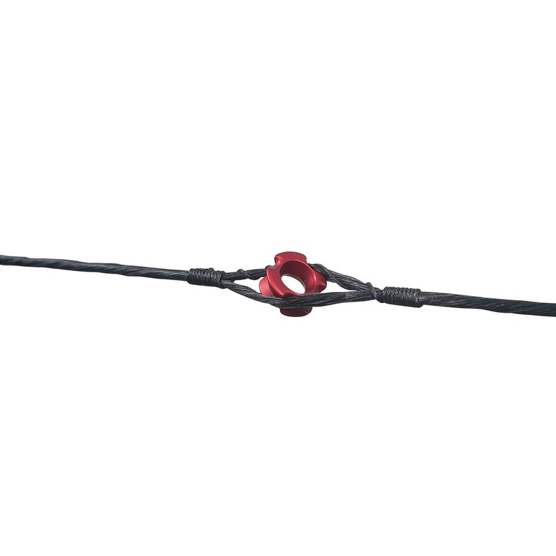 SAS Southland Archery Supply Aluminum Peep Sight for Archery Compound Bow - 2/Pack (Red, 1/8 in)