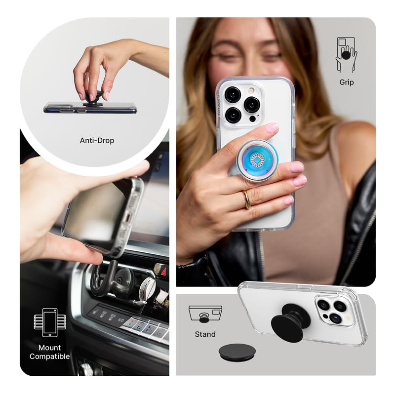 PopSockets Phone Grip with Expanding Kickstand, Adhesive Grip - Cosmic Sun