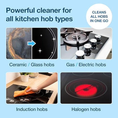 HG Hob Cleaner Spray, Induction, Ceramic & Gas Hob Shine & Degreaser – 500ml