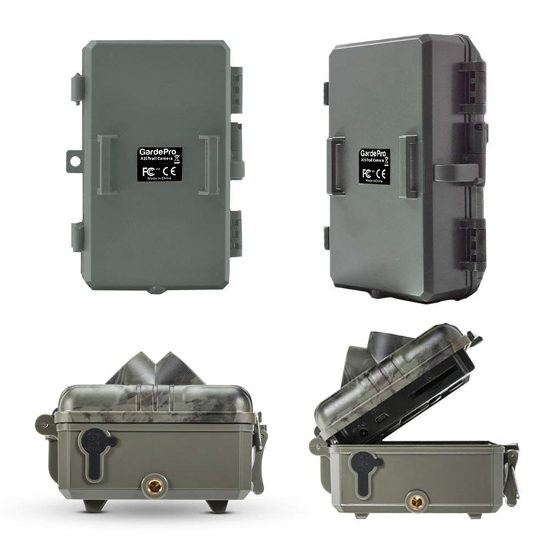 GardePro A3S Trail Camera (Non-Cellular, Non-WiFi), Enhanced Low-Light Performance, 64MP Photo & 1296P HD Video, 0.1s Trigger, 100ft No-Glow Night Vision, Motion Activated Wildlife Camera