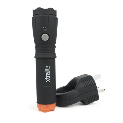 Xtralite NiteSafe 3-in-1 Rechargeable LED Torch, Night Light, and Automatic Power Failure Light – Induction Charging, Weatherproof, 80 Lumens – Energy Efficient for Home, Camping, and Emergencies