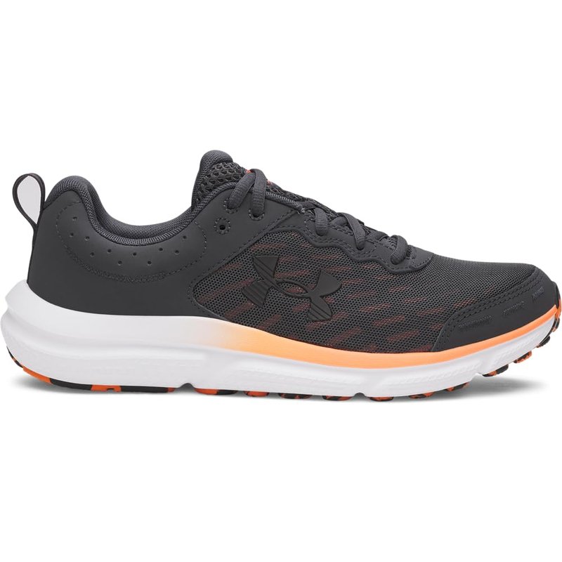 Under Armour Men's Charged Assert 10 Shoes, Anthracite/Team Orange/Black, 10.5
