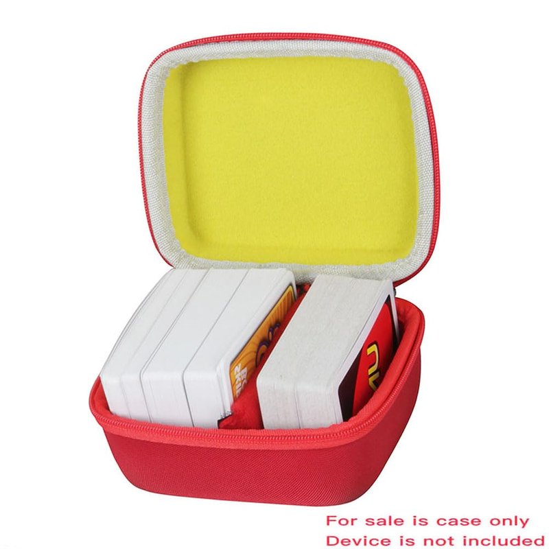 adada Hard Travel Case for Skip BO + UNO Card Game/Skip BO + Phase 10 Card Game.Fits up to 300 Cards.Not Including Cards (Red+Yellow)