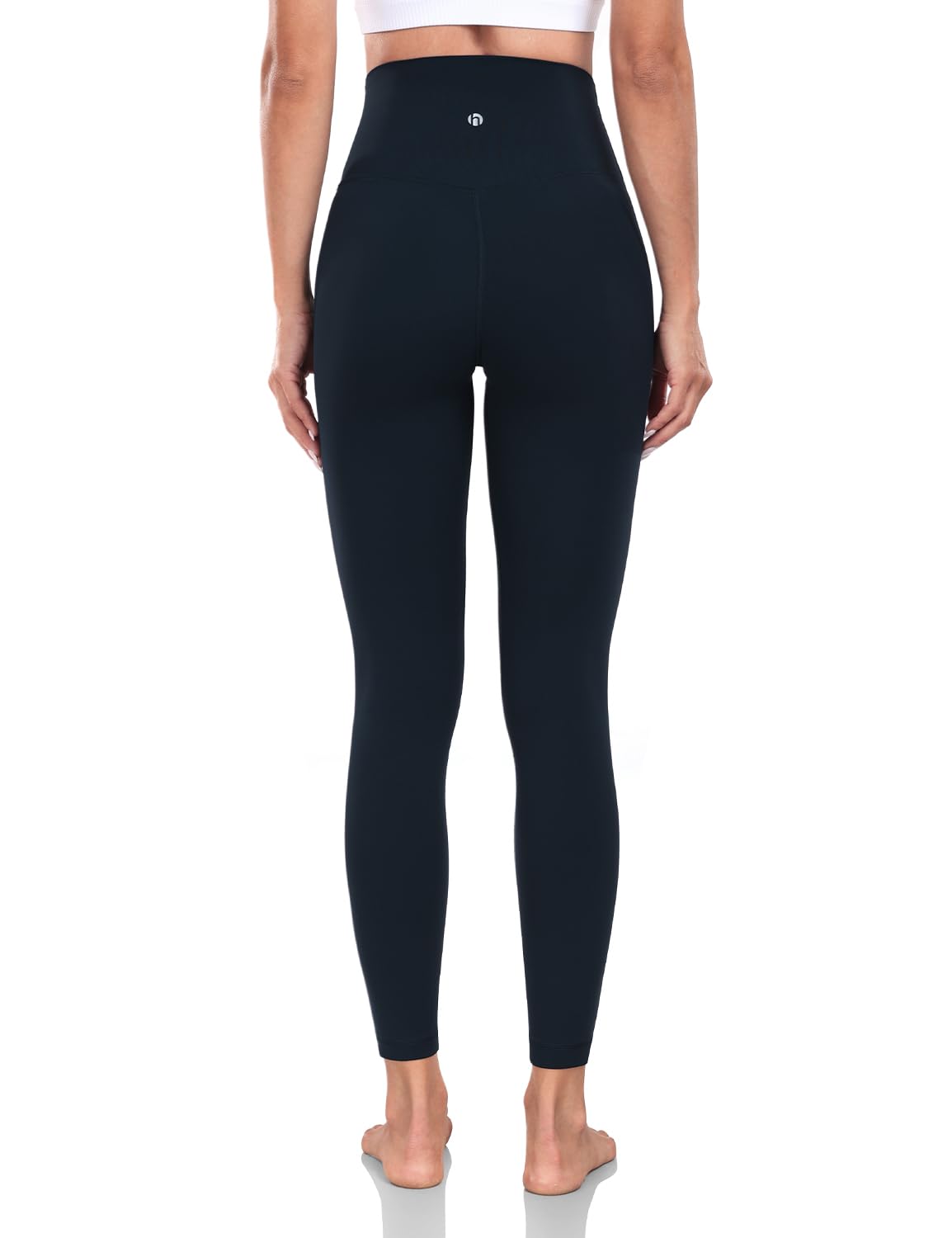 HeyNuts Yoga Pro 7/8 Leggings, High Waisted Soft Pants Buttery Workout Leggings Athletic Compression Yoga Pants 25'' True Navy M(8/10)