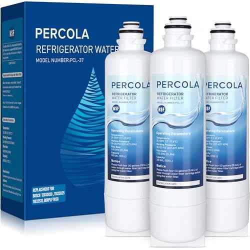 BORPLFTR55 Water Filter Replacement, Compatible with Bosch Ultra Clarity Pro BORPLFTR50, Thermador REPLFLTR55, WFC100MF, WFS200MF, Bosch B36CL81ENG, B36CL80ENS, B36CL80SNS, 3 Pack