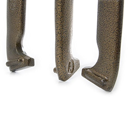 Franklin Sports Horseshoe Set - Cast iron Horseshoes and Steel Stakes - Official Size and Weight - Perfect for Yard and Beach - Recreational