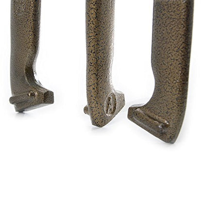 Franklin Sports Horseshoe Set - Cast iron Horseshoes and Steel Stakes - Official Size and Weight - Perfect for Yard and Beach - Recreational