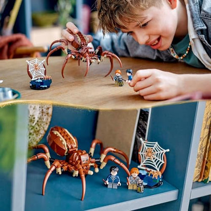 LEGO Harry Potter Aragog in the Forbidden Forest Set, Building Toy for Kids, with Spider Figure & Ron Weasley Character Minifigure, Wizarding World Gift for 7 Plus Year Old Boys, Girls and Fans 76434