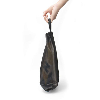 pack all Shoe Bag for Travel, Water-Resistant Shoe Pouch for Gym, Odor-Resistant Soccer Cleats Bag for Sport (Black, 1-Pack)