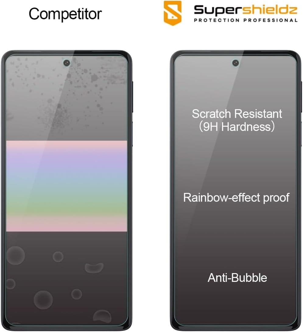Supershieldz (3 Pack) Designed for Motorola Edge (2022) Tempered Glass Screen Protector, Anti Scratch, Bubble Free