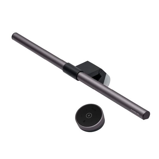 BenQ ScreenBar Halo LED Monitor Light Bar - Wireless Controller, Backlight, Adjustable Brightness/Color Temperature, Eye-Care Light Bar, No Screen Glare, Space-Saving, USB Powered Lamp