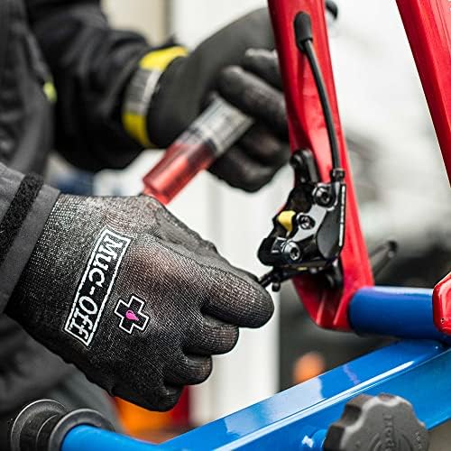 Muc-Off Mechanics Gloves, XL - Latex Free Gloves, Cut Resistant Work Gloves - Washable Safety Gloves for Bike, Motorcycle, Car Workshop