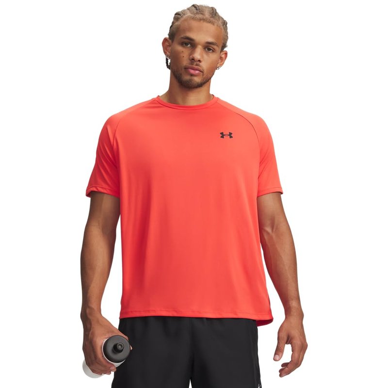 Under Armour Men's Tech 2.0 Short-Sleeve T-Shirt, (692) Venom Red / / Black, Small
