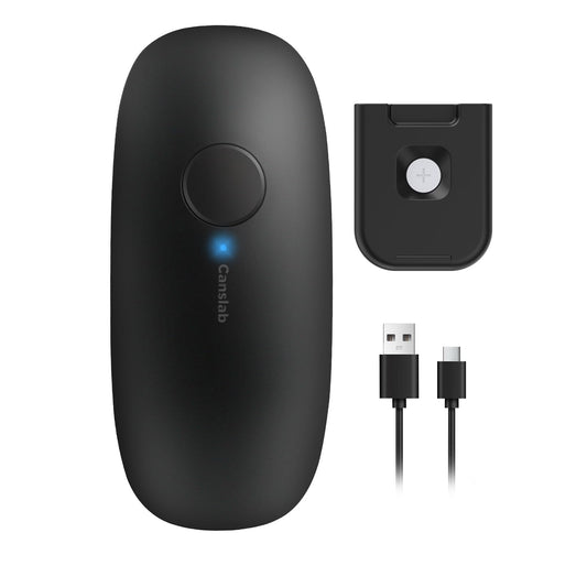 Canslab Rechargeable Electric Can Openers for Kitchen for Seniors with Arthritis- USB Battery Automatic Can Opener for Any Size Can - Smooth Edge, Handsfree, Portable Small One Touch Opener