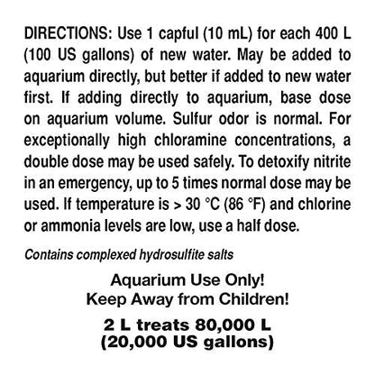 Seachem Prime Water Conditioner, 2 Litre