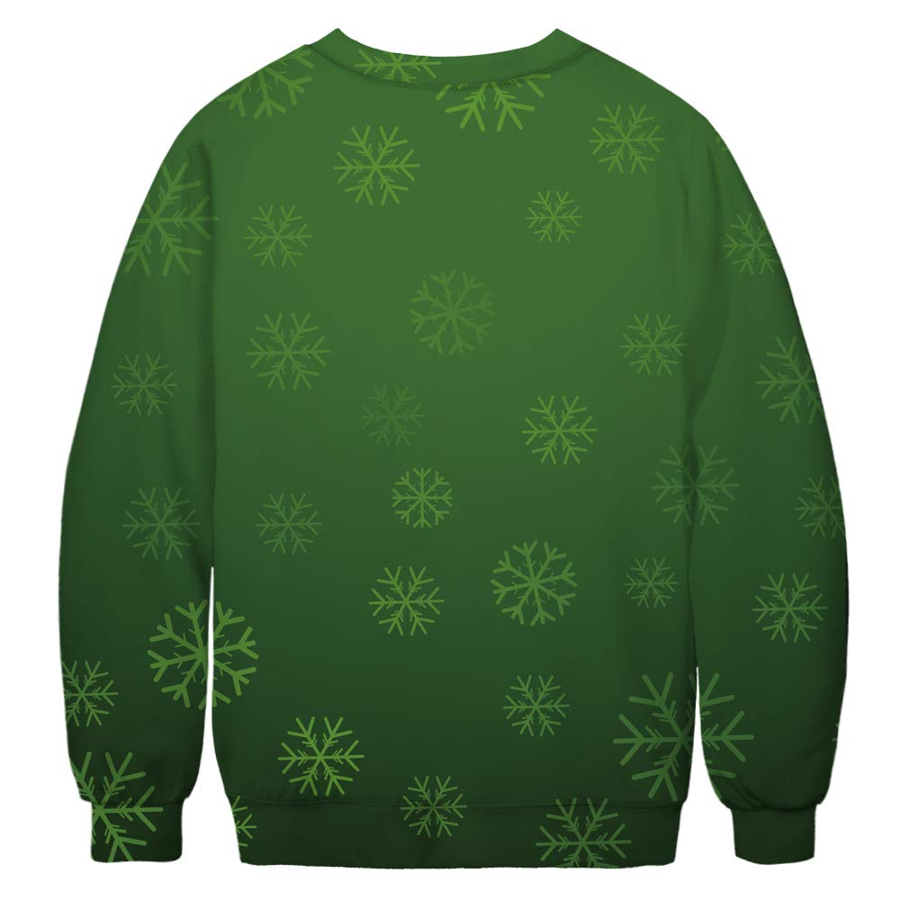 ALBIZIA Women's Crew Neck Ugly Christmas Pullover Sweatshirt US L/XL Style-2