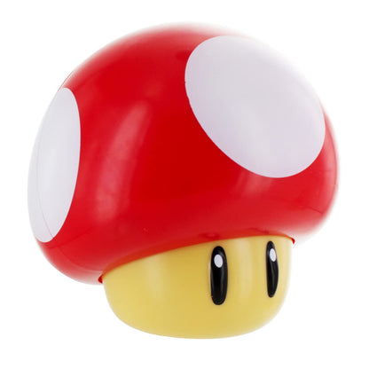 Super Mario Brothers Mushroom Figure Light - Officially Licensed Collectable Movie Merchandise With Sound, Gifts For Boys, Kids Bedroom Accessories | Paladone