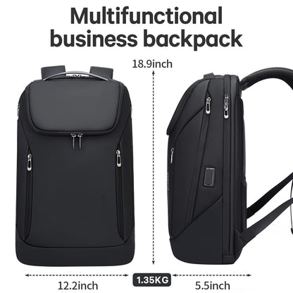 BANGE Business Smart Backpack Waterproof fit 15.6 Inch Laptop Backpack with USB Charging Port,Travel Durable Backpack
