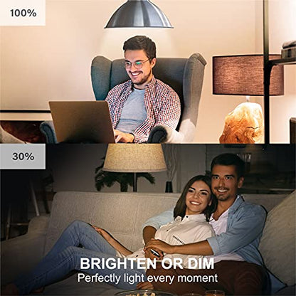 Sengled WiFi Color Changing Light Bulb, Alexa Smart Light Bulbs that Compatible with Alexa & Google Assistant, A19 RGB No Hub Required, 75 W Equivalent 800LM CRI>90, Set of 4