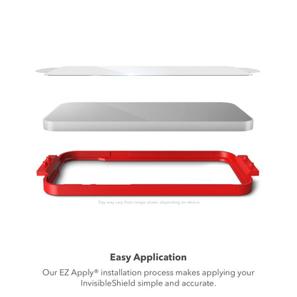 ZAGG Glass+ Screen Protector for iPhone 16e/ 14/13/ 13 Pro - 3X Shatter Protection, High Scratch Resistance, Oil-Resistant, Reinforced Edges, InvisibleShield, Easy Install